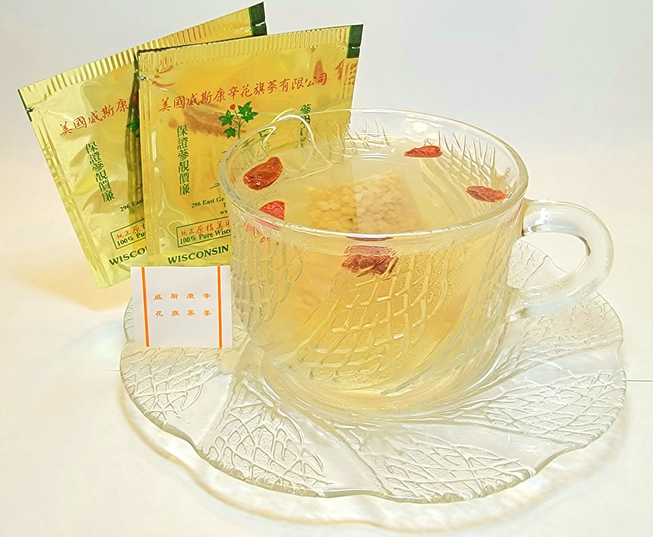 Chrysanthemum Tea with Wisconsin Ginseng and Ophiopogon